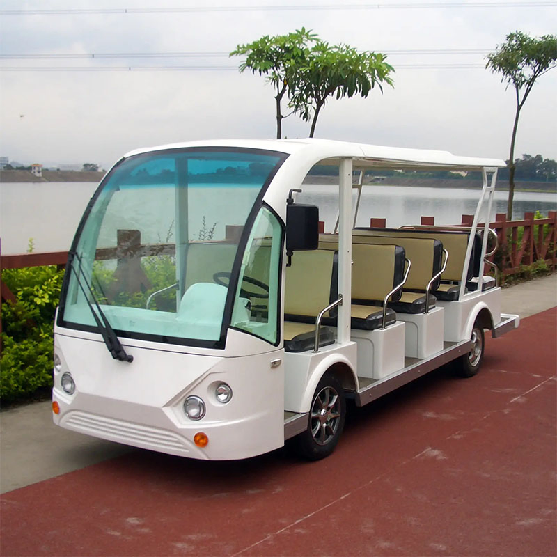 Hi-Q Electric Tourist Sightseeing Car 2024 2025 Electric Shuttle Bus Price Mini Bus for Park New Golf Cart Golf Carts
