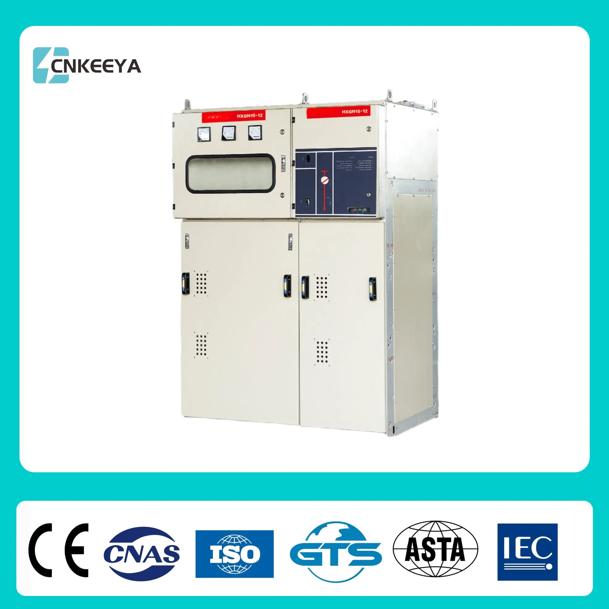 Cnkeeya Sf6 Rmu Indoor Ring Main Unit Xgn15-12 Fixed AC High Voltage Metal Enclosed Switchgear
