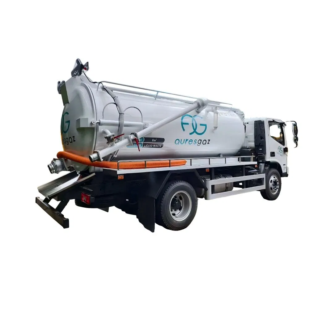4X2 Neighborhood Sewage Suction Truck for Household Pipeline Cleaning