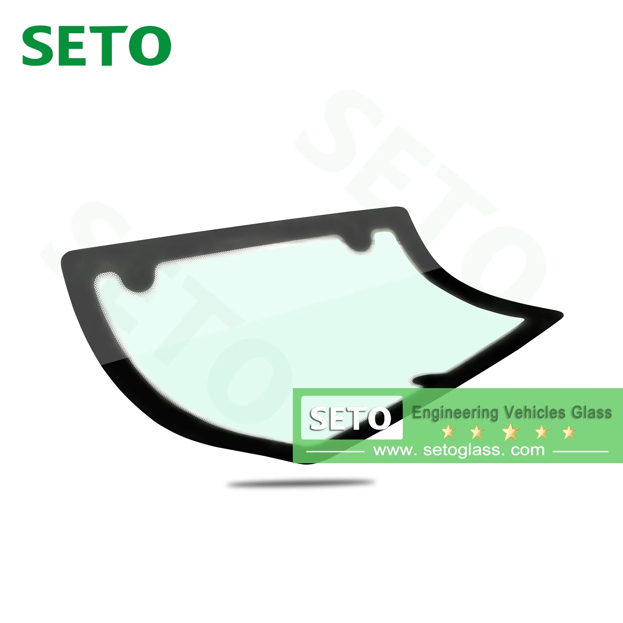 5mm Tempered Glass for Engineering Machinery Road Roller Excavator Bulldozer Crane