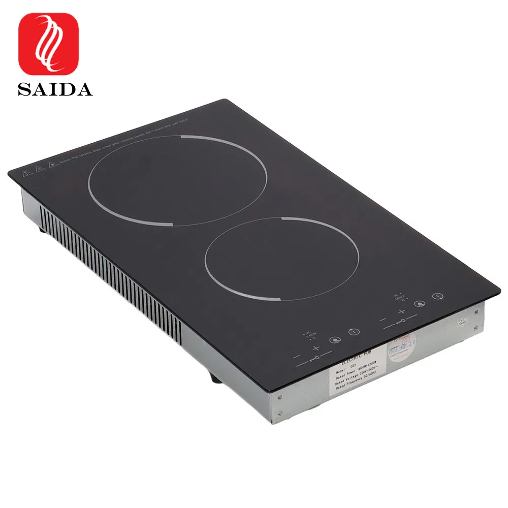 Heat Resistant 4mm 5mm Induction Cooker Black Ceramic Glass with Custom Design