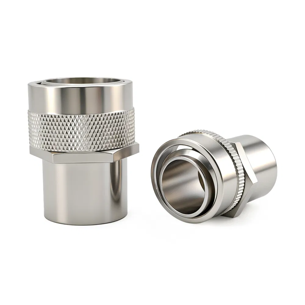 16mm 20mm 25mm 32mm 40mm Quick Fixed Male Flexible Metal Conduit Fittings IP54 Electrical Conduit