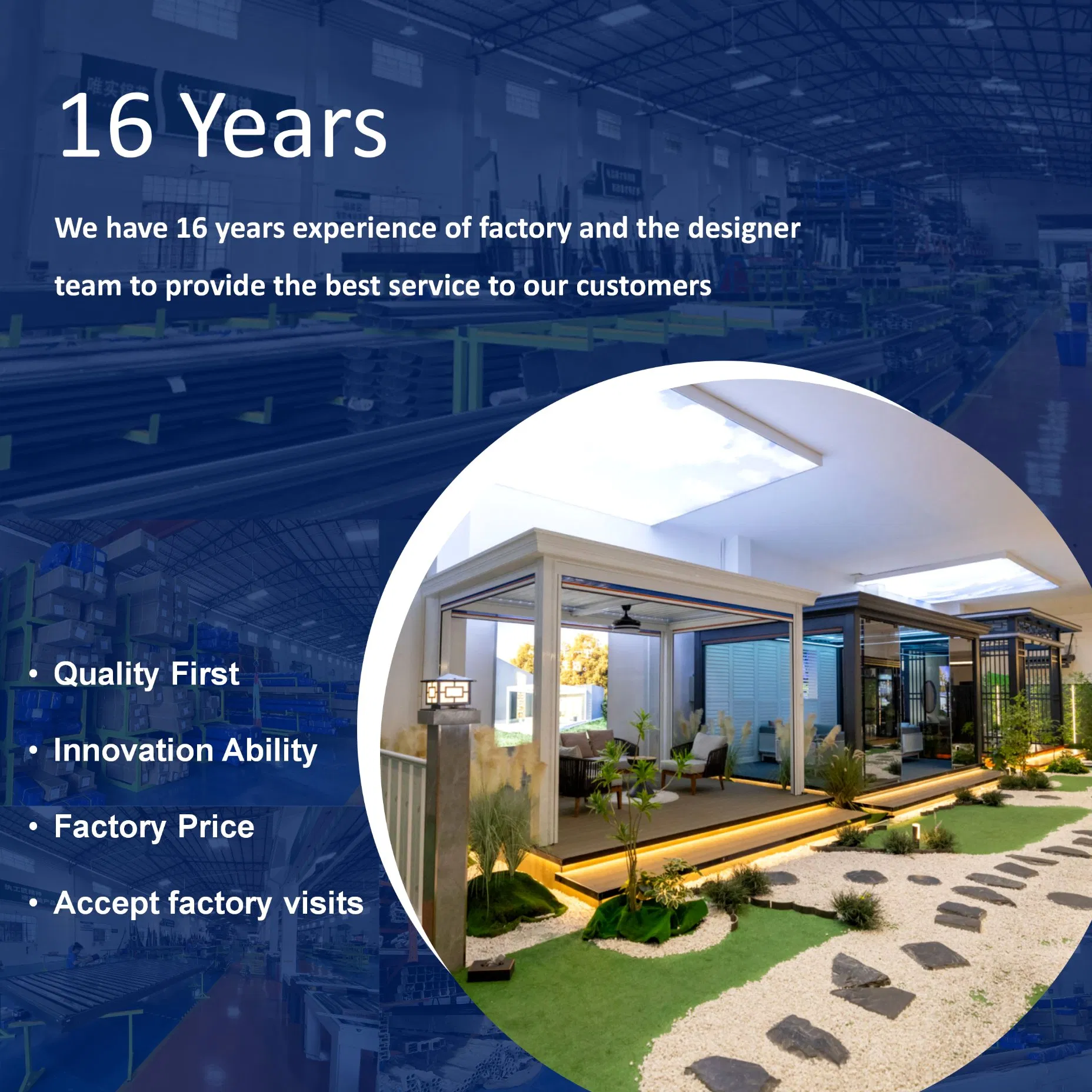 Automatic Gazebo Aluminum Waterproof Louver Retractable Awning Pergola Roof Garden Modern Awning