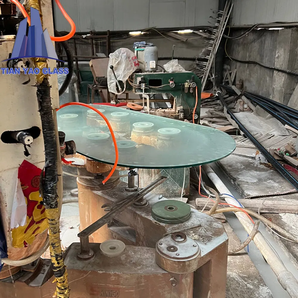 Impact-Resistant 12mm Float Curved Tempered Safety Glass with Modern Fridge Shelves