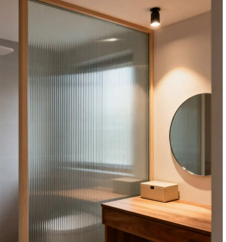 Glass Half-Wall Partition 2