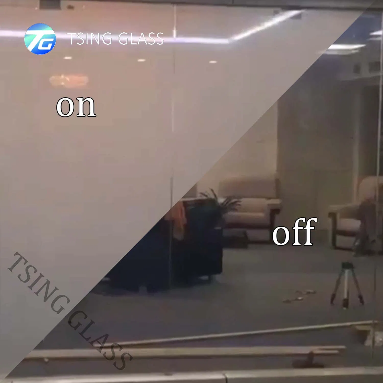 Smart Glass/Pdlc Glass/Pdlc Smart Film Applicable to Windows Shower Room Office