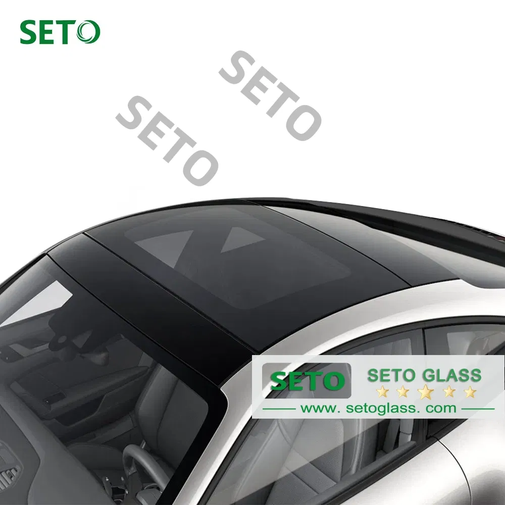 Safety Auto Sunroof Parts Glass of Auto Car / Bus / Truck / SUV / Sedan
