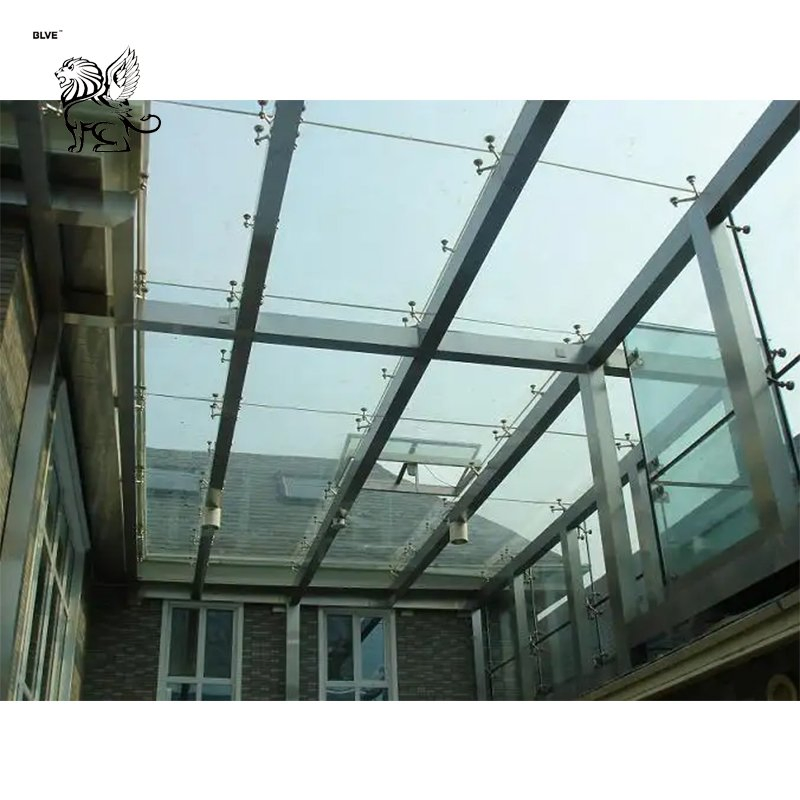 Building Sound Insulation Rain Protection Toughened Coated Glass Low Iron Tempered Greenhouse Glass Supplier