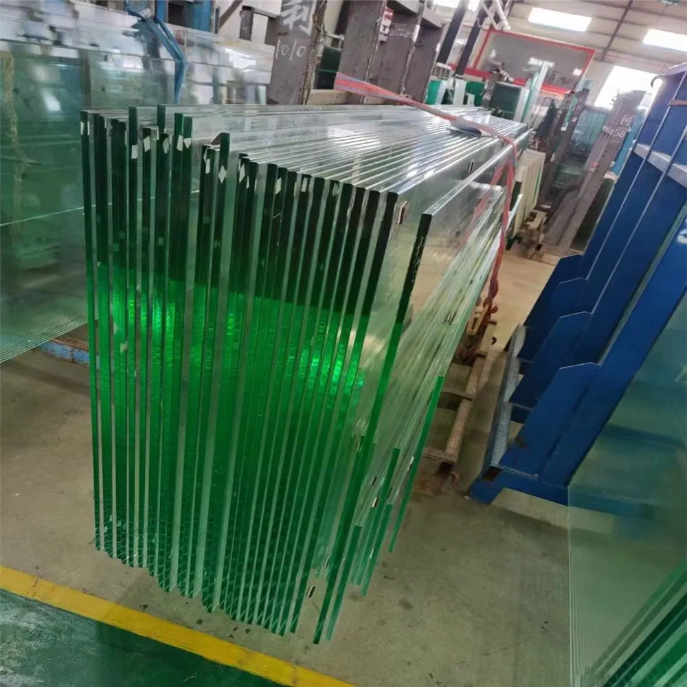 5mm 6mm 8mm 10mm 12mm Frosted Tempered Toughened PVB Ultra Clear Laminated Bulletproof Building Glass for Balcony Window Door Shower Room