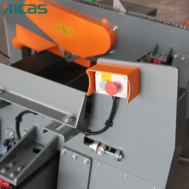 Hicas Double End Trim Saw Automatic Fixed 20m/Min Woodworking Saw Machine for Making Wood Pallet