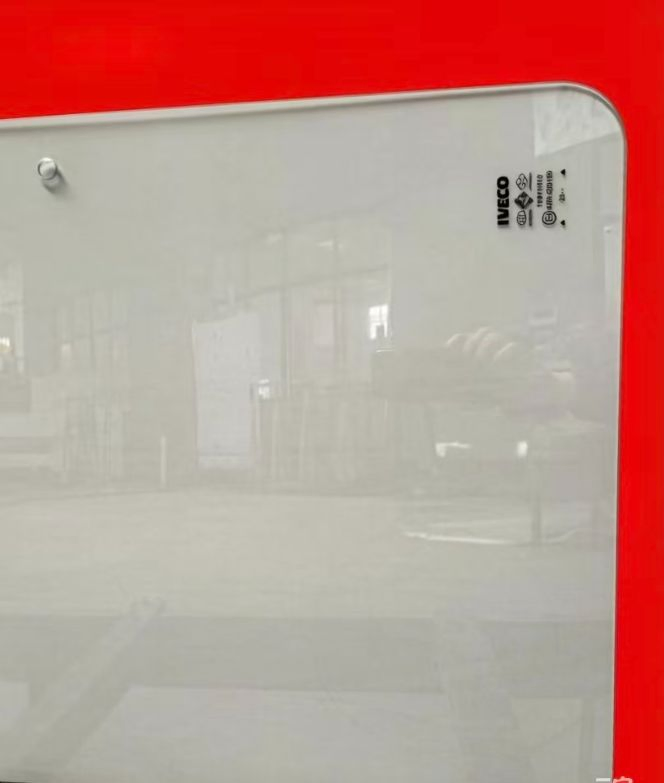 Clear Vision Rain Resistant Excavator Fit Construction Machinery Tempered Glass for Forklifts