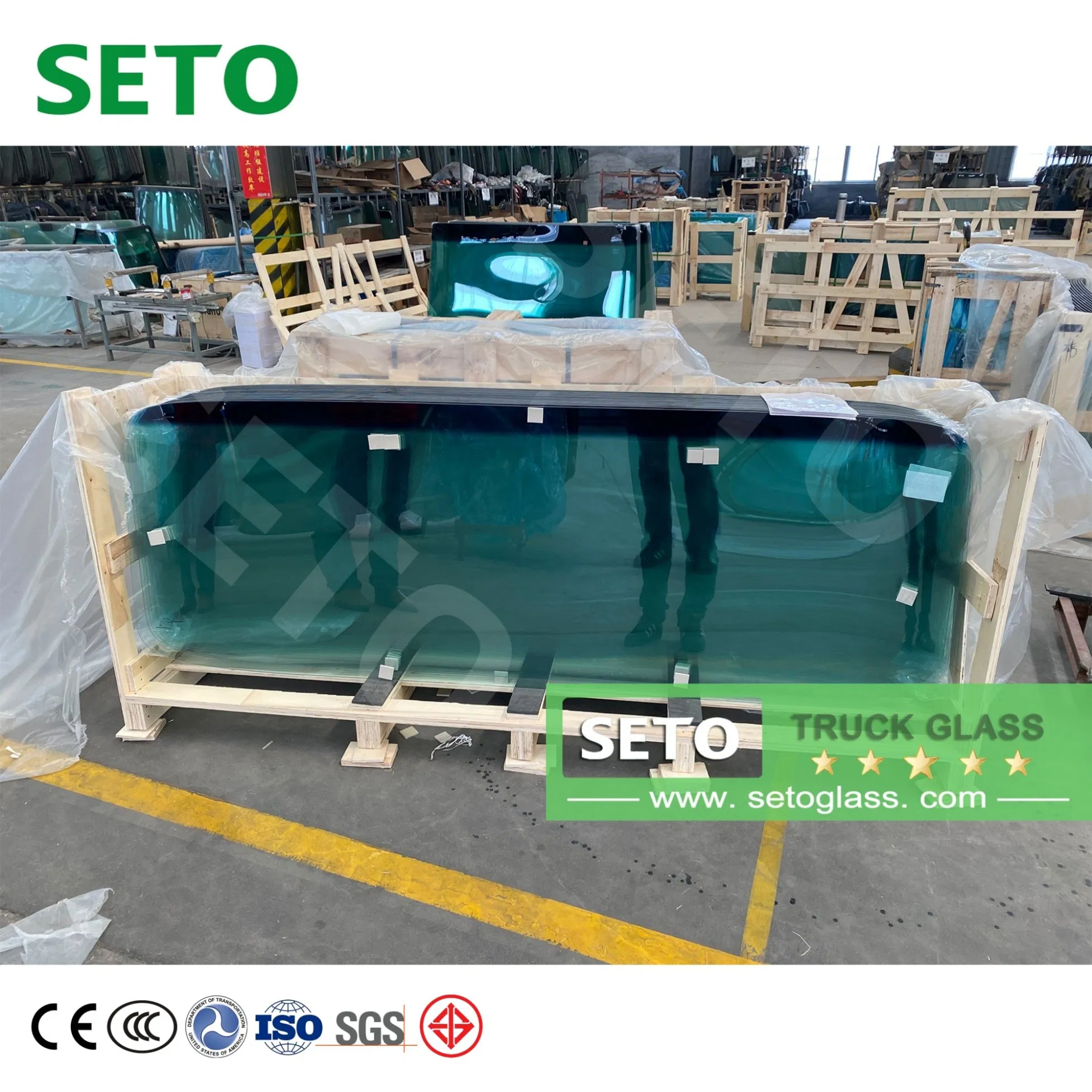 Factory Wholesale Truck Pickup Windshield Windscreen Rear Back Glass for 4-Series 94/114/124/144 Truck