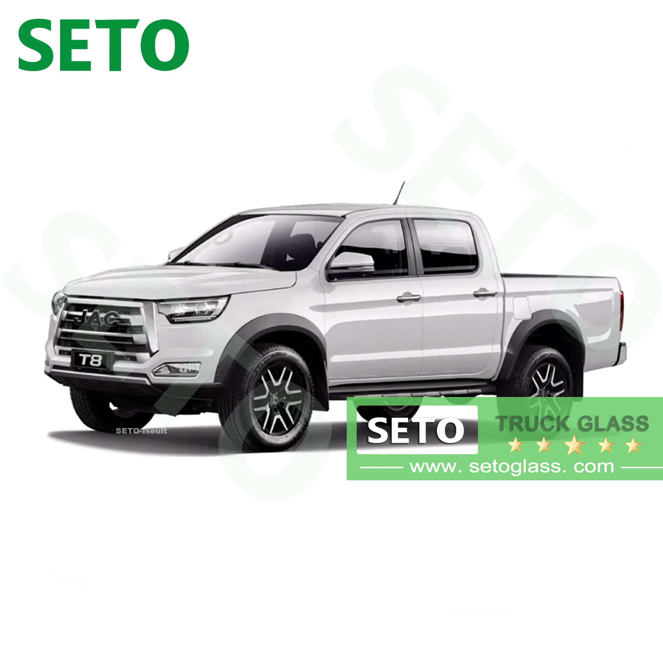 OEM Custom Truck Glass Pickup Glass Front Windshield Rear Door Mirror Glass for Auto Glass