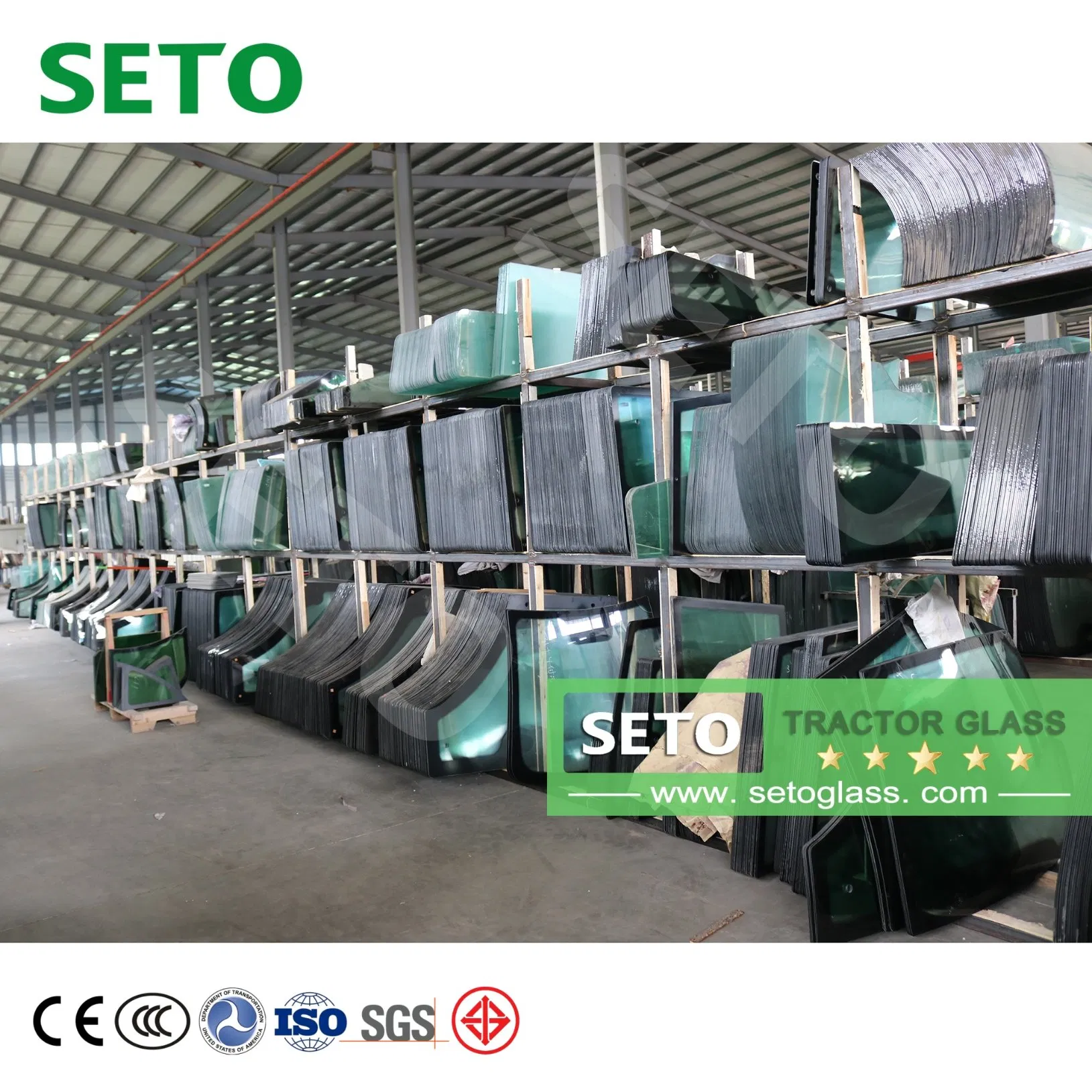 China Foton Lovol Farm Agri Wheel Tractor Cab Glass