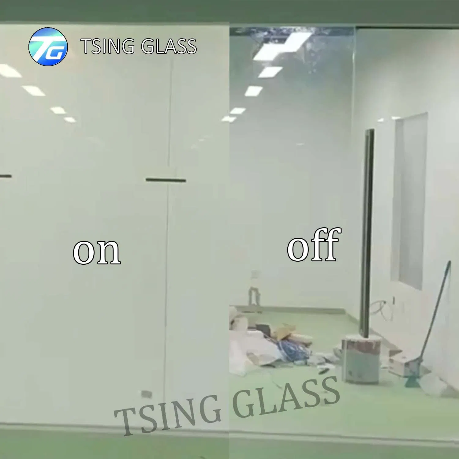 Privacy Window Film Smart Glass Bathroom Shower Room