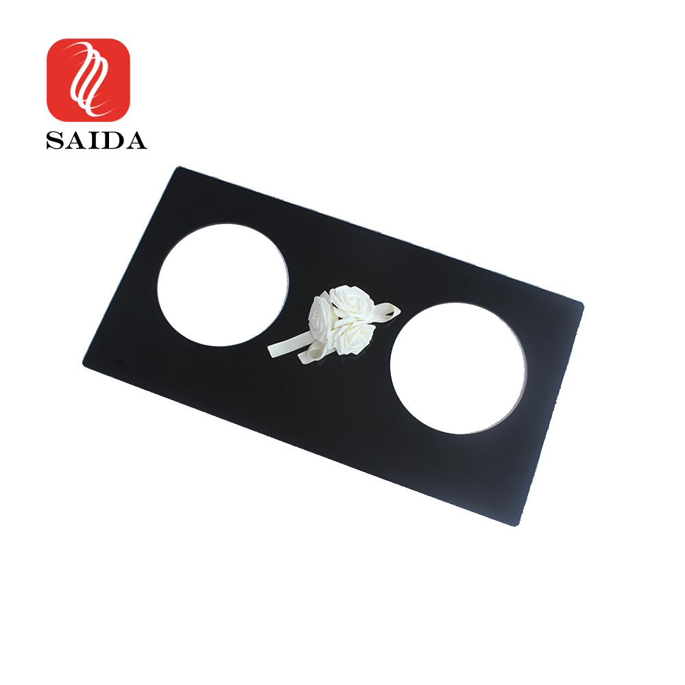 2 Burners Gas Stove Ceramic Tempered Glass Panel