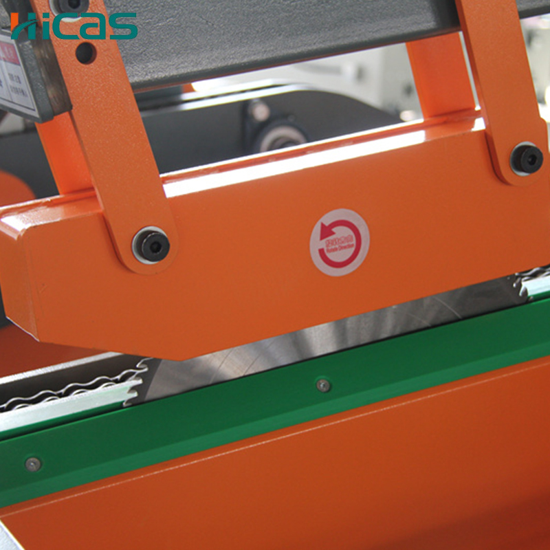 Hicas Double End Trim Saw Automatic Fixed 20m/Min Woodworking Saw Machine for Making Wood Pallet