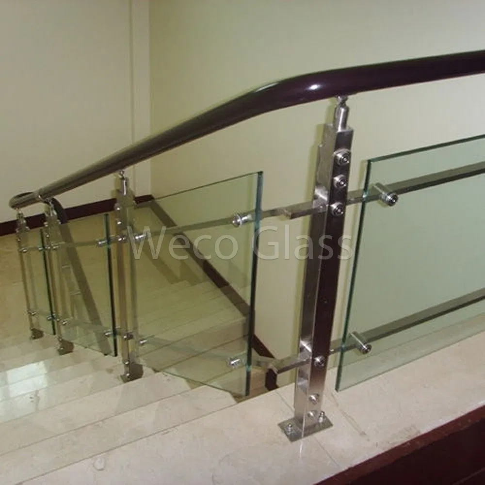 Impact-Resistant 3-19mm Thickness Toughened Tempered Laminated Glass for Glass Dividers