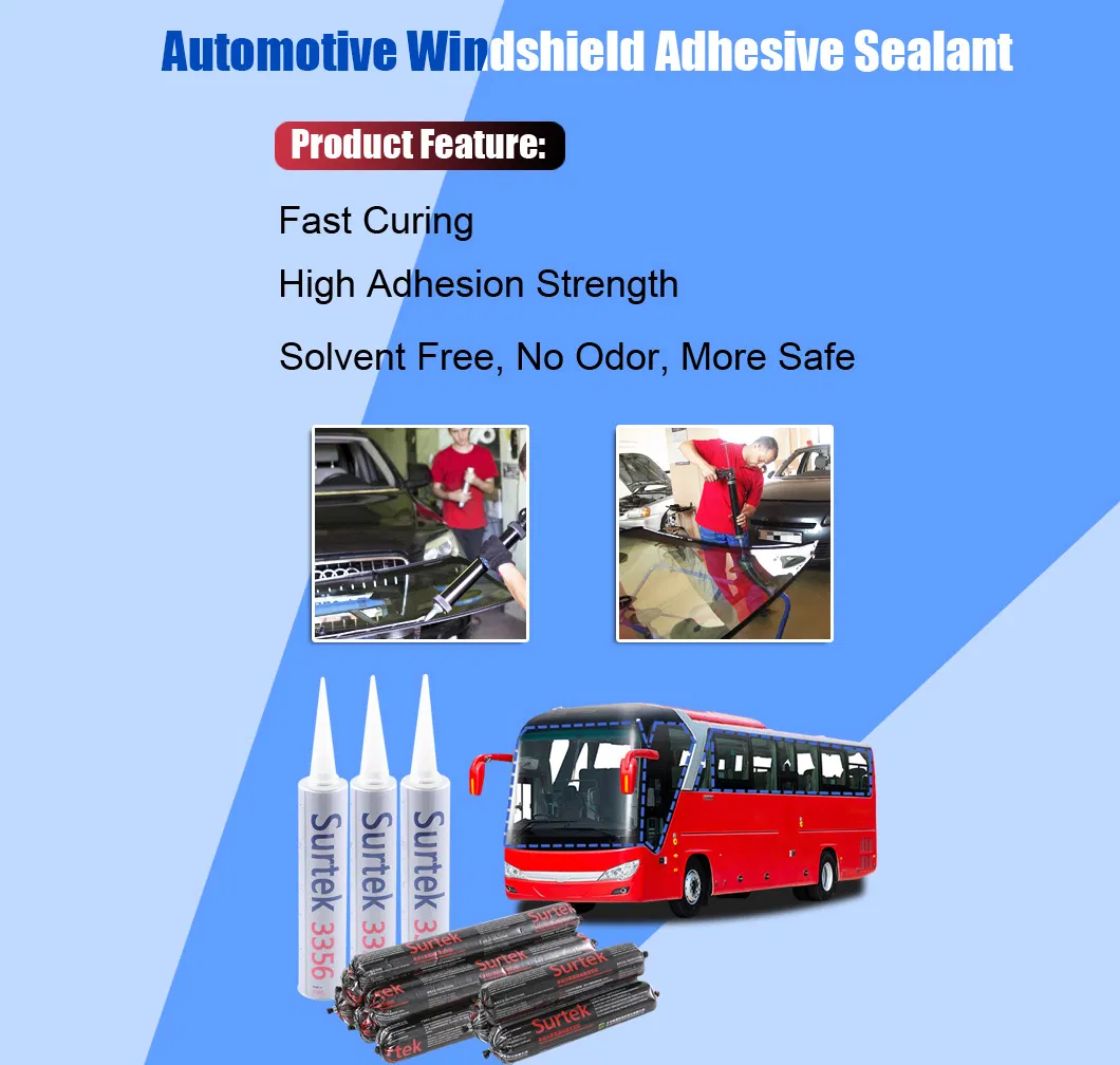 Fast Cure Polyurethane Windshield Adhesive Sealant