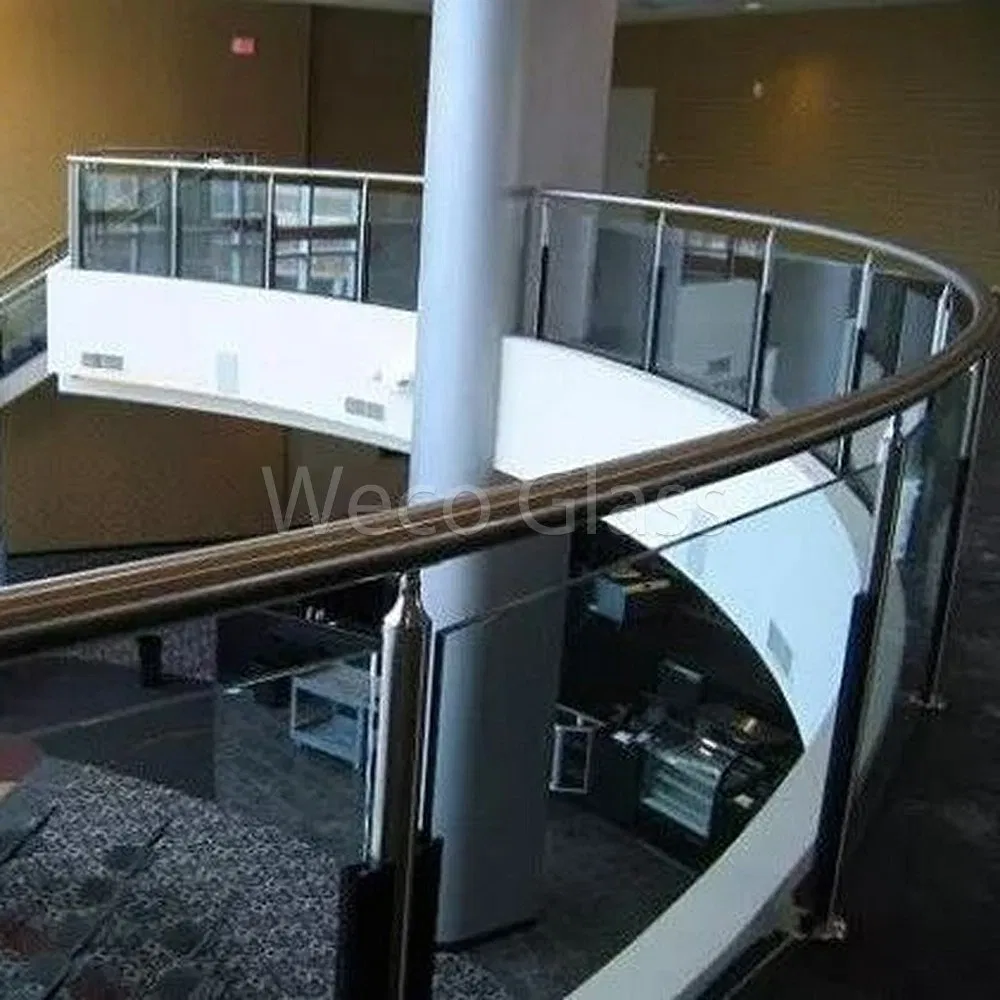 Impact-Resistant 3-19mm Thickness Toughened Tempered Laminated Glass for Glass Dividers