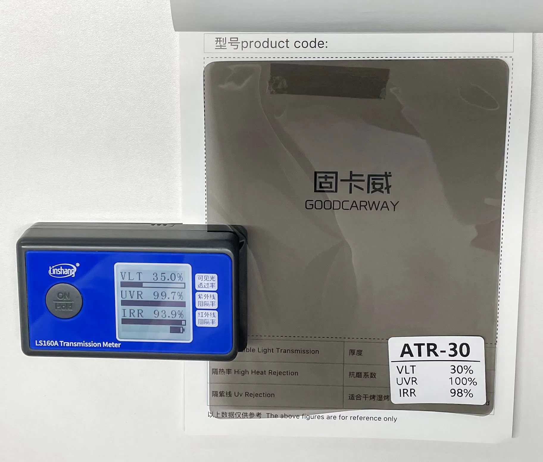 Electrochromic Smart Tint Film for Car Window 100cm X 30m Car Window Tint Film 4mil Solar Control Car Window Tint Film