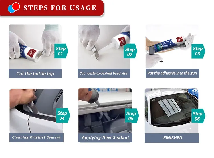 Windshield Sealant Application