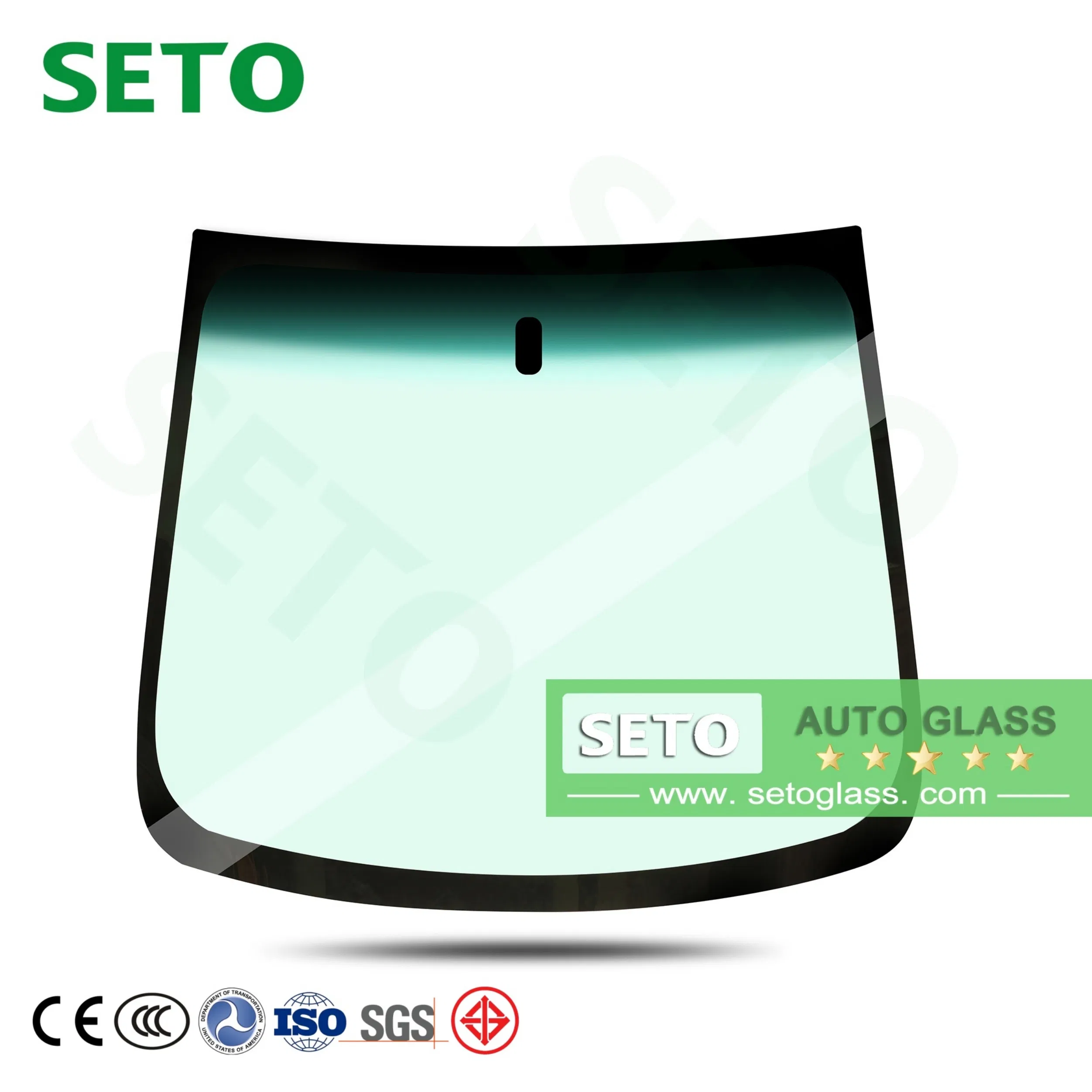Custom Auto Car Glass Front Rear Door Laminated Window Glass Factory Supply