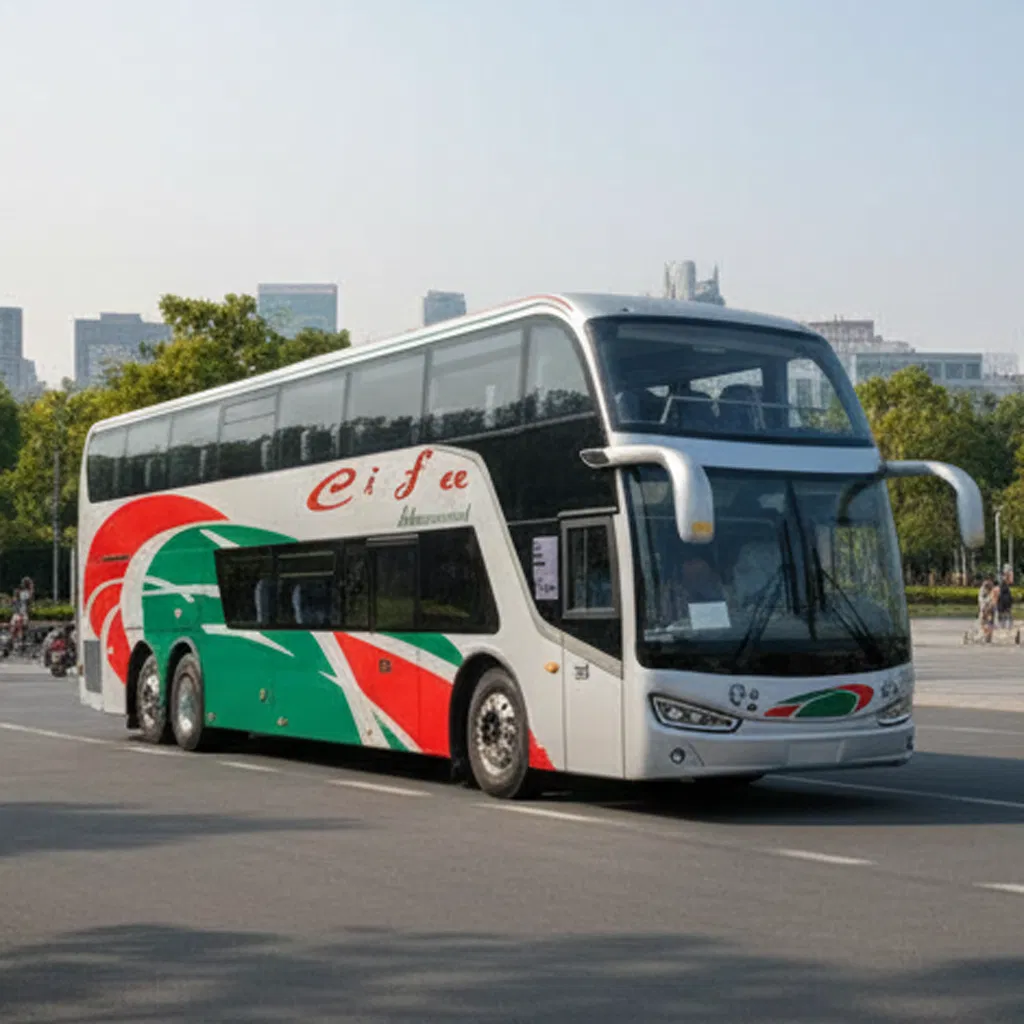 Tourist Bus Side View