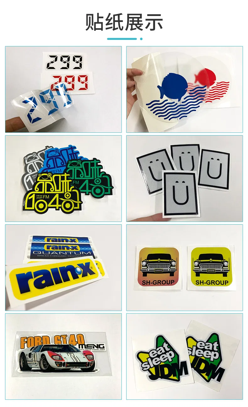 Custom Transparent Vinyl Car Stickers: Rear Window, Door, and Body Advertising Decals