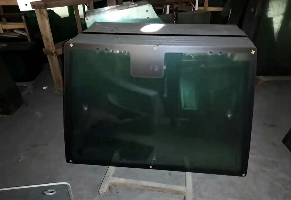 Weather Proof Windproof Excavator Fit Construction Machinery Glass for Pile Drivers