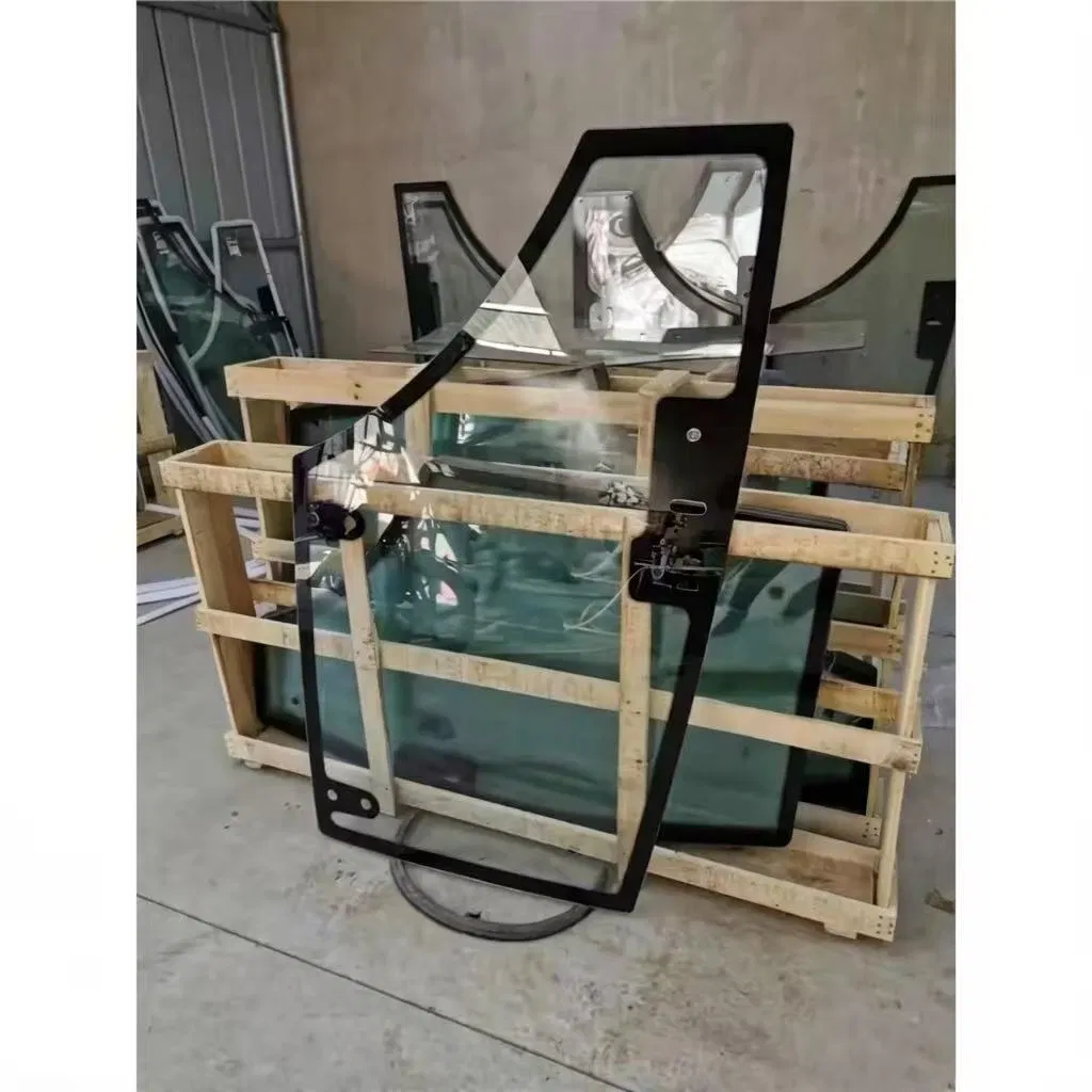 Scratch Resistant Precision Cut Easy Install Construction Machinery Glass for Construction Equipment