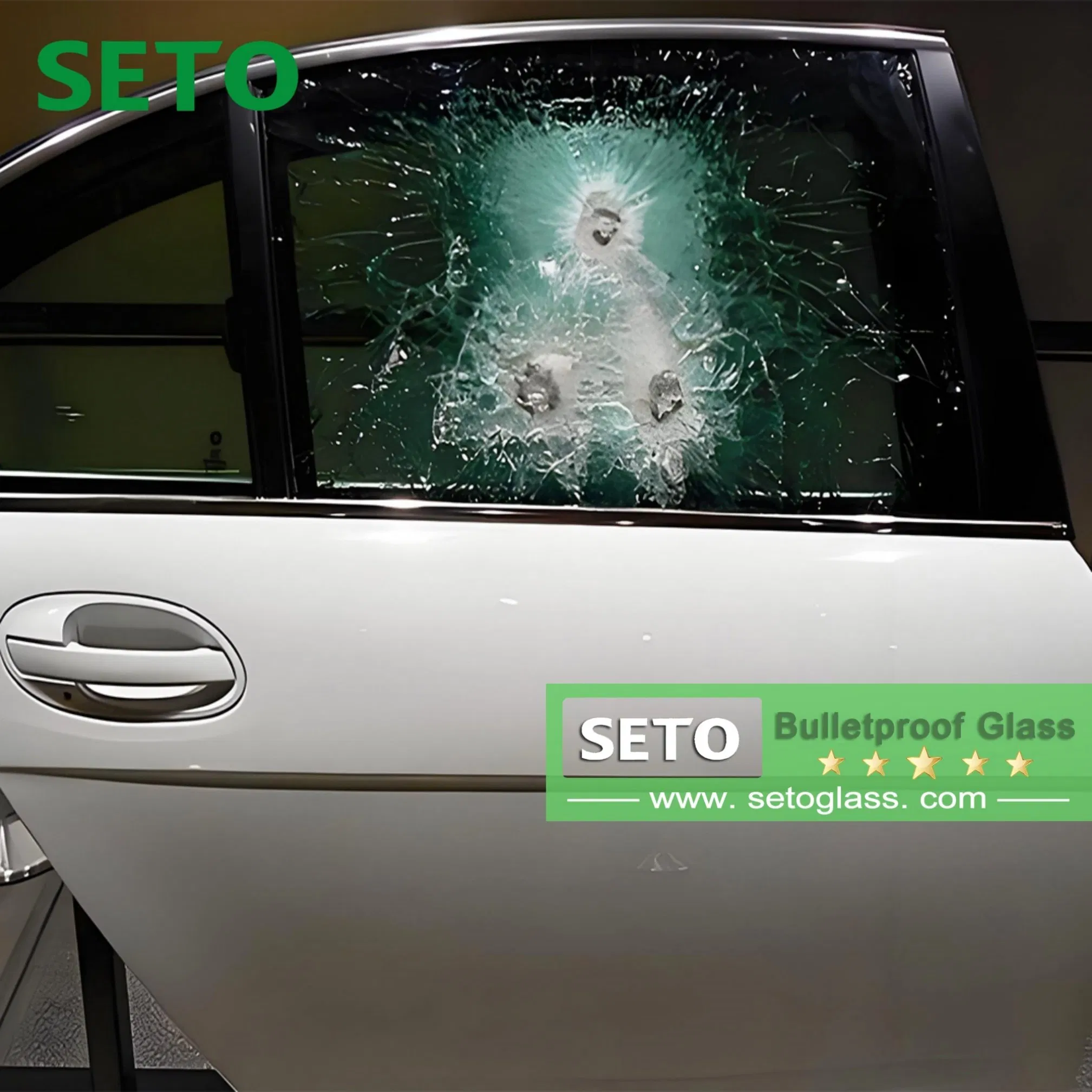 25mm 35mm 45mm 60mm Laminated PVB PC Safety Glass for Car Bulletproof Windshield Side Window