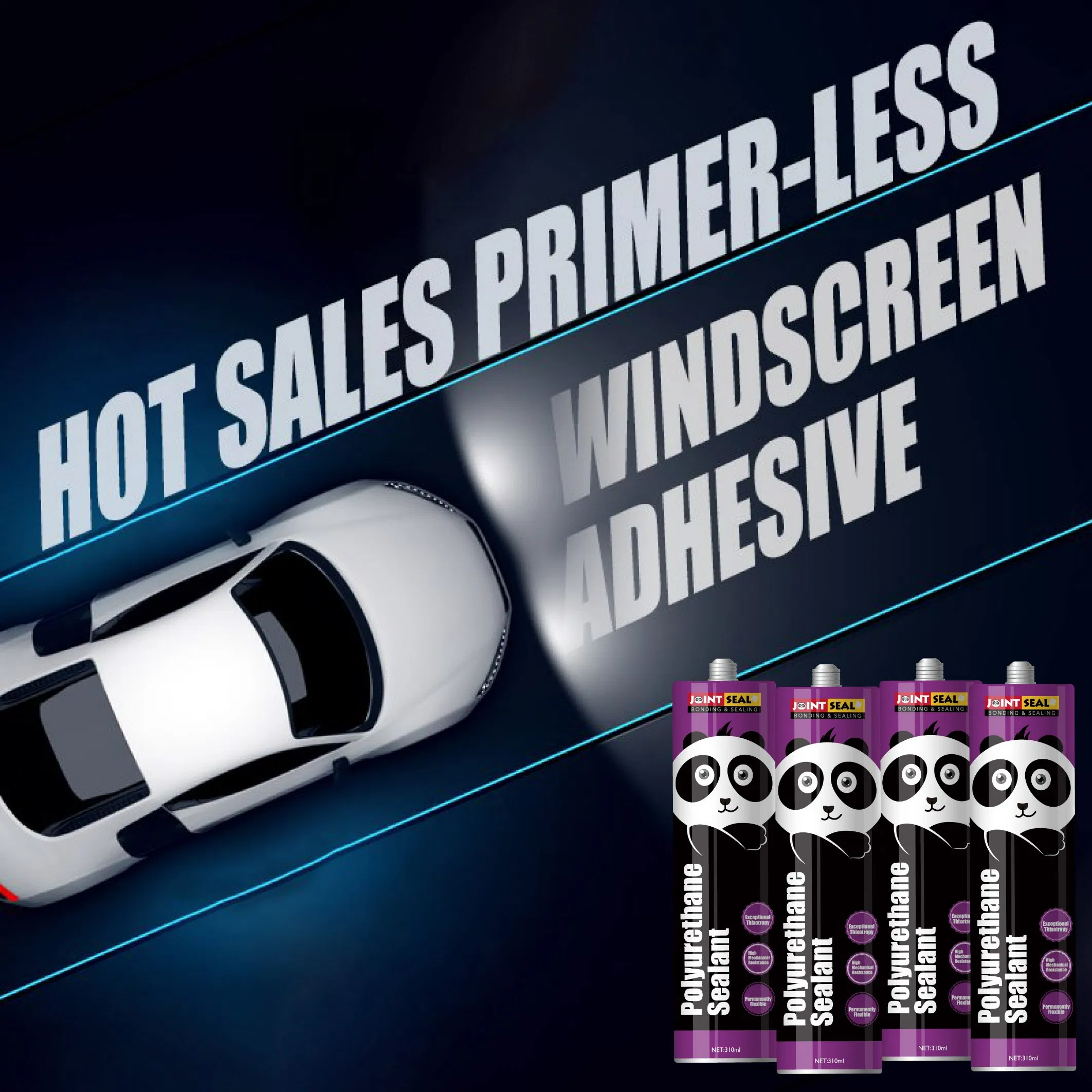 No Primer Car Windshield Polyurethane Adhesive Automotive Sealant PU Sealant for Auto Glass