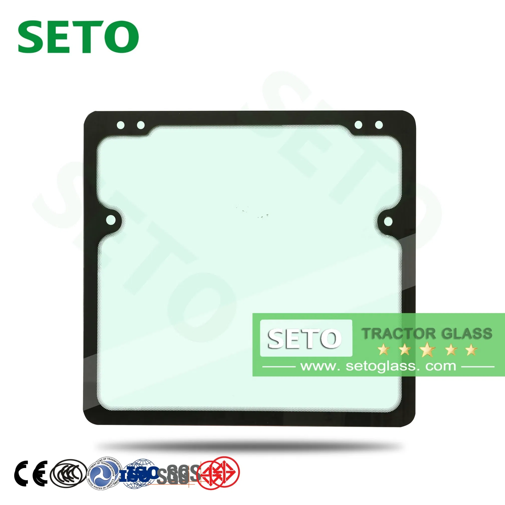 Tractor Windshield CE Certified Impact-Resistant Agricultural Machinery Glass