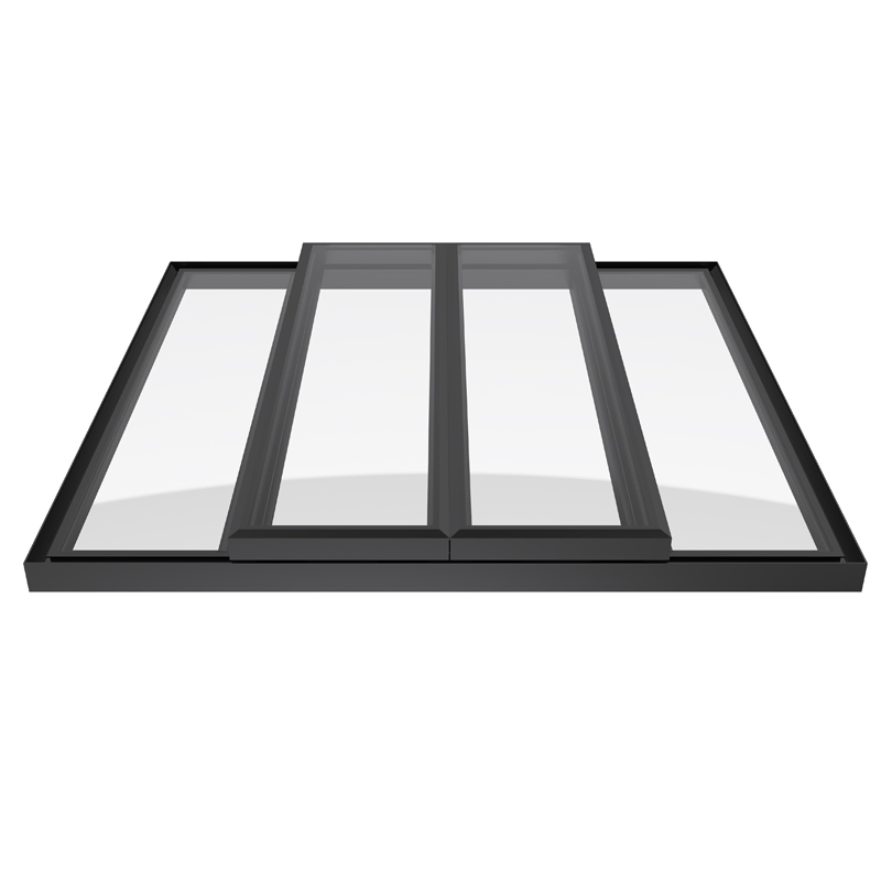 Atrium Sliding Roof Skylight Customized Size and Color Options Skylight