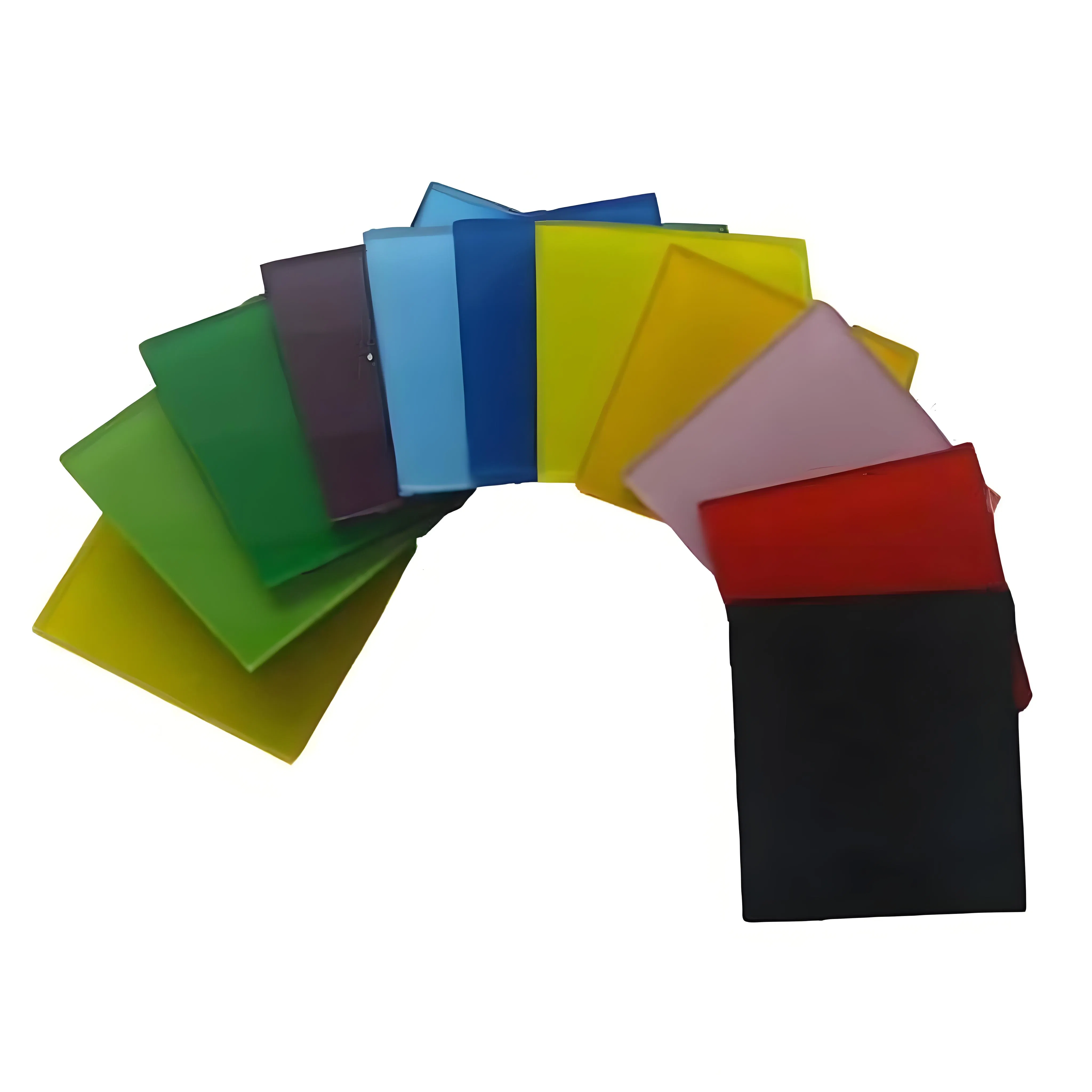 Spot Supply Easy-Setup Safety Glass 4-12mm Color-Glazed Tempered Glass