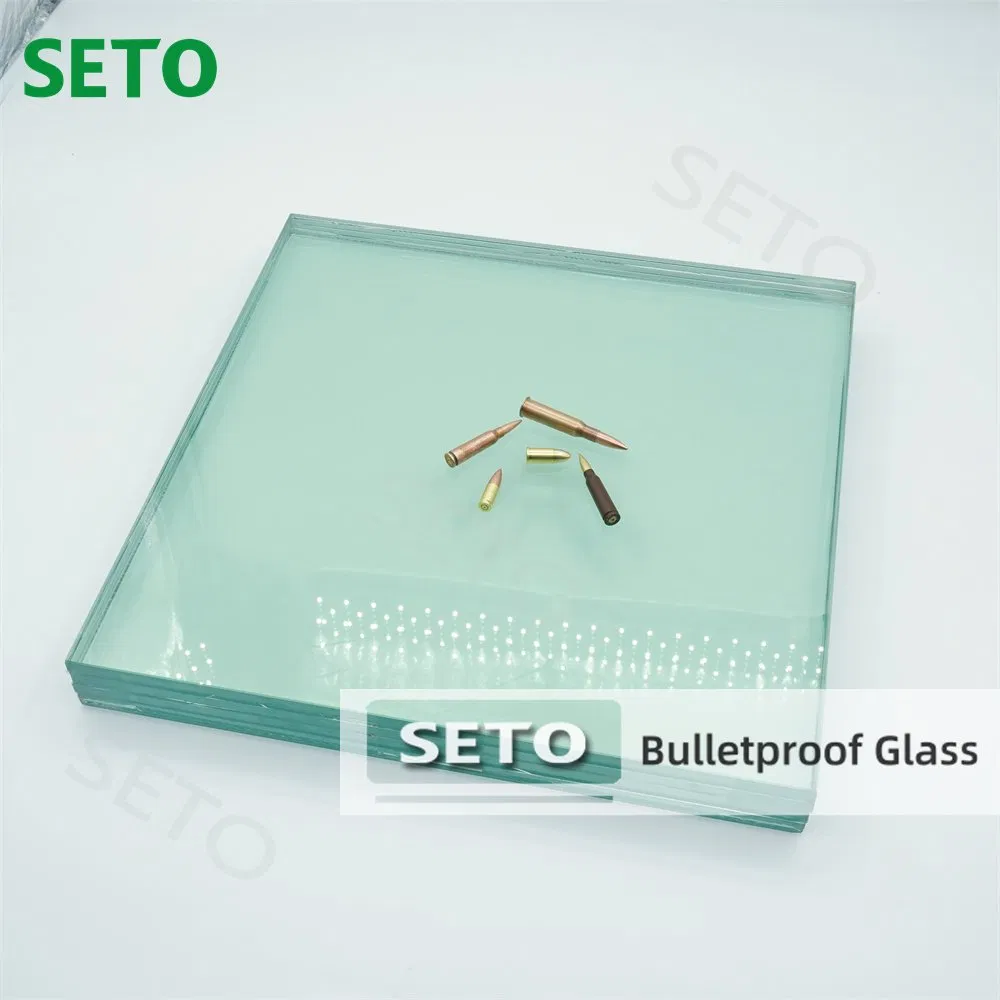 Bulletproof Windshield Auto Triplex Laminated Safety Glass Shoot Resistant Automobile Bulletproof Glass