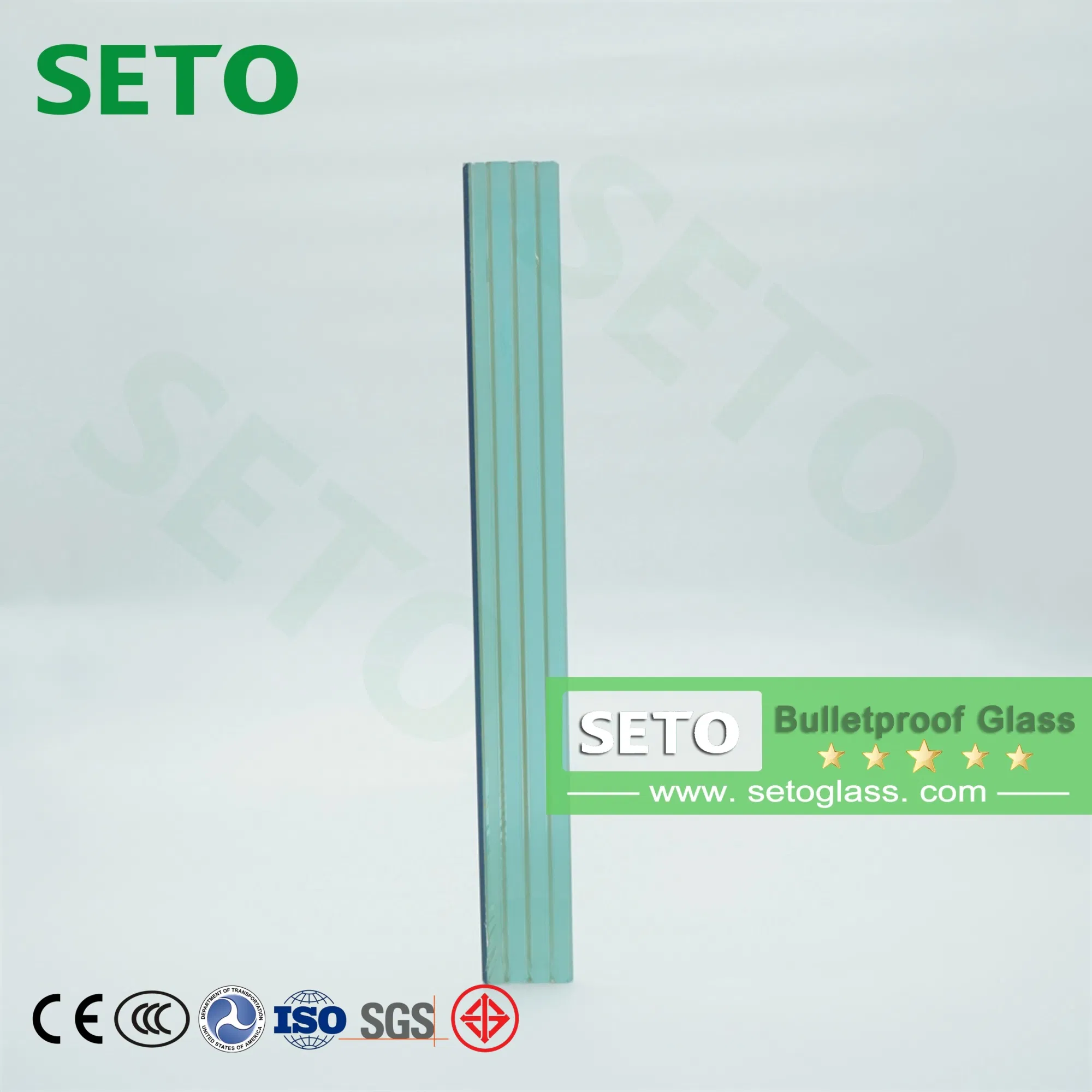 Bulletproof Windshield Auto Triplex Laminated Safety Glass Shoot Resistant Automobile Bulletproof Glass