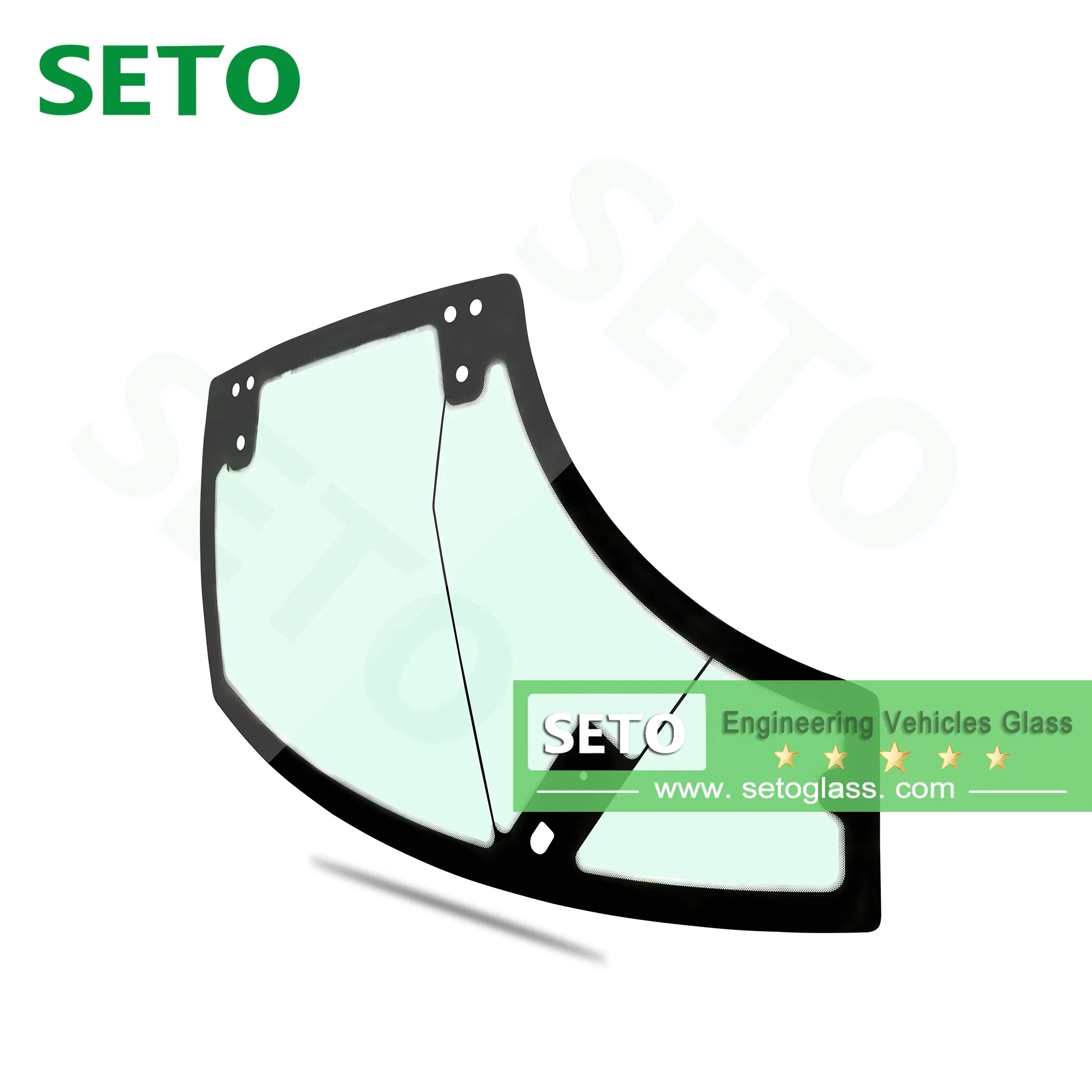 Hot Sale Custmerized Engineering Machinery Glass Tempered Windows Glass Excavator Loader