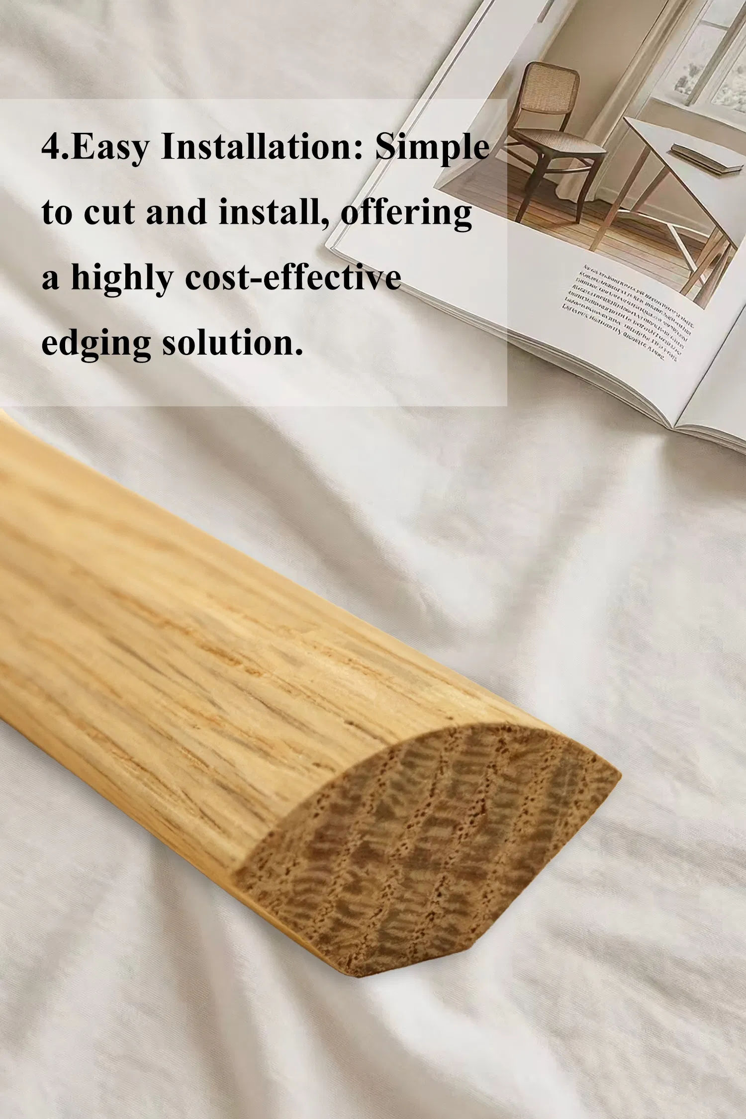 Quarter Round Glass Bead 5