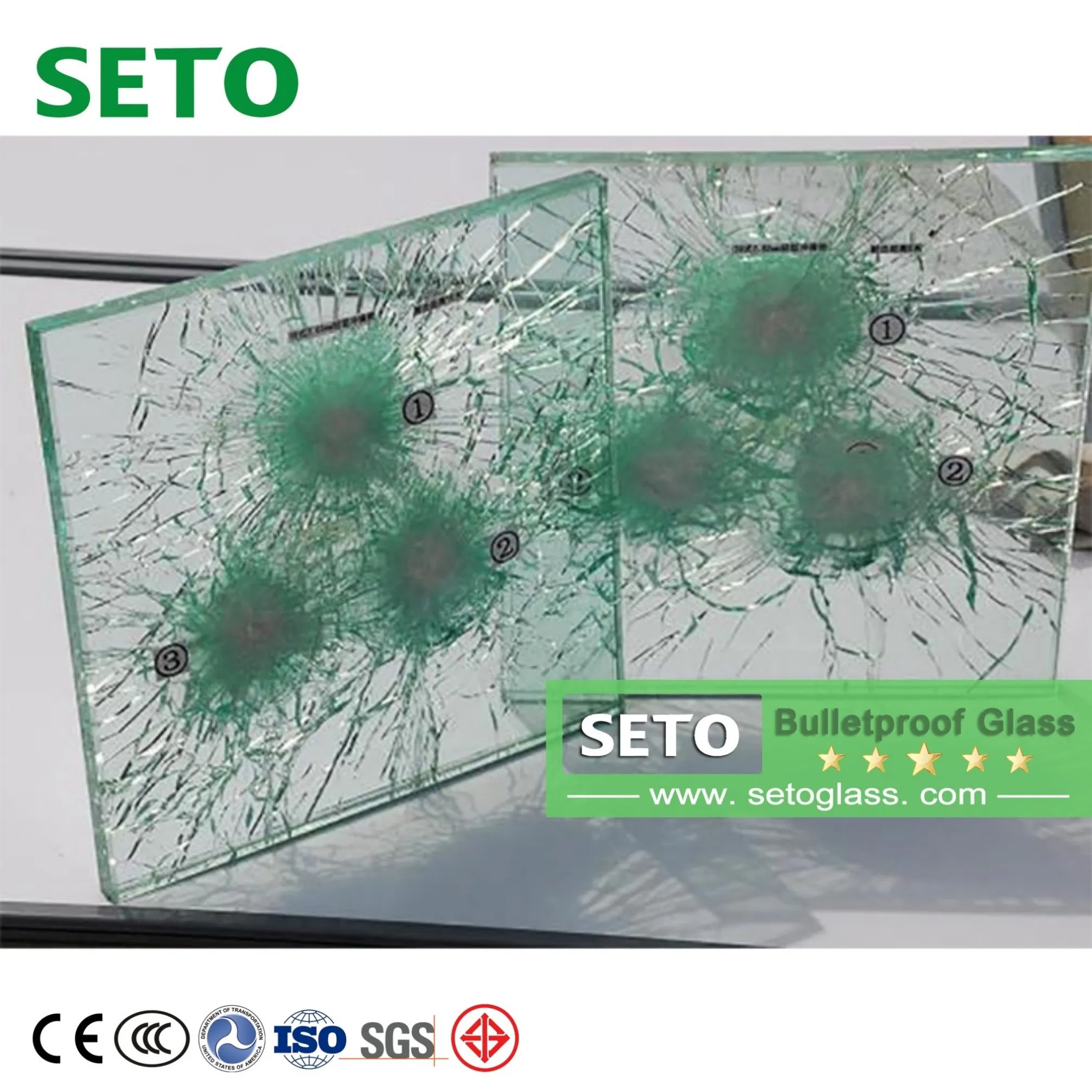 B4b5b6 Level Bulletproof Glass Building Bulletproof Thickened Glass