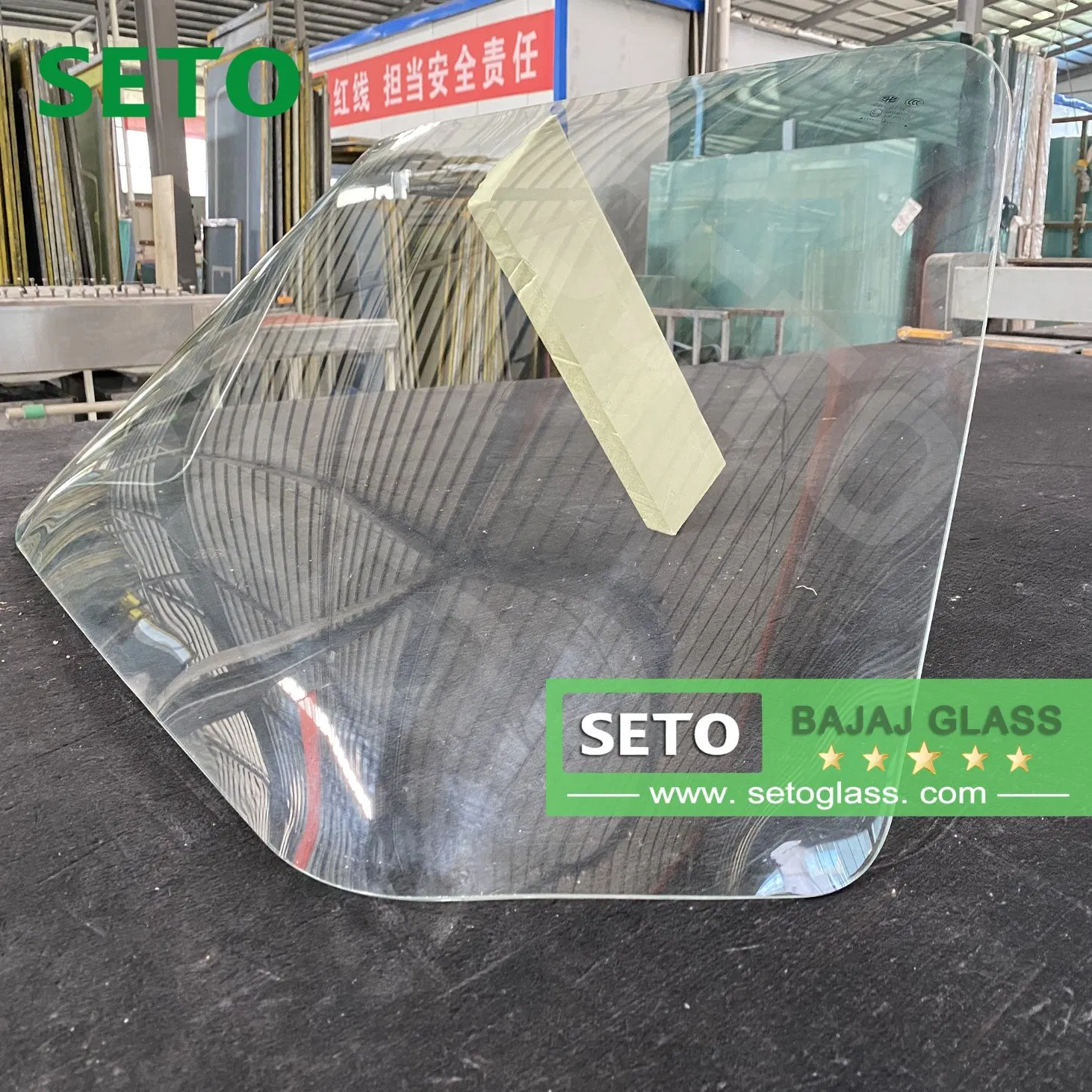 Tuk Tuk Bajaj Re205/225 Front Windscreen Windshield Glass Laminated Scratch Resistant