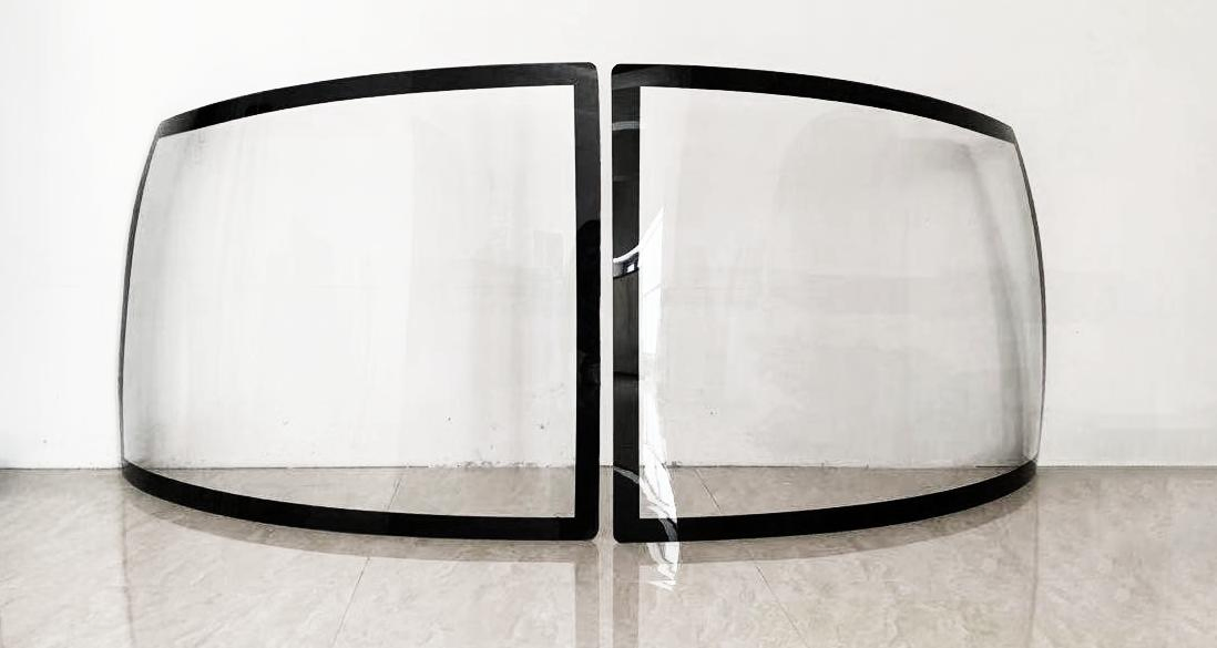 Anti-Glare Anti-Fog Sound Insulation Polycarbonate Glass for City Railway Train