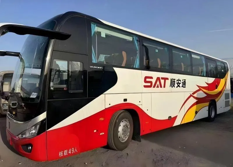 Used Coach Bus Side View