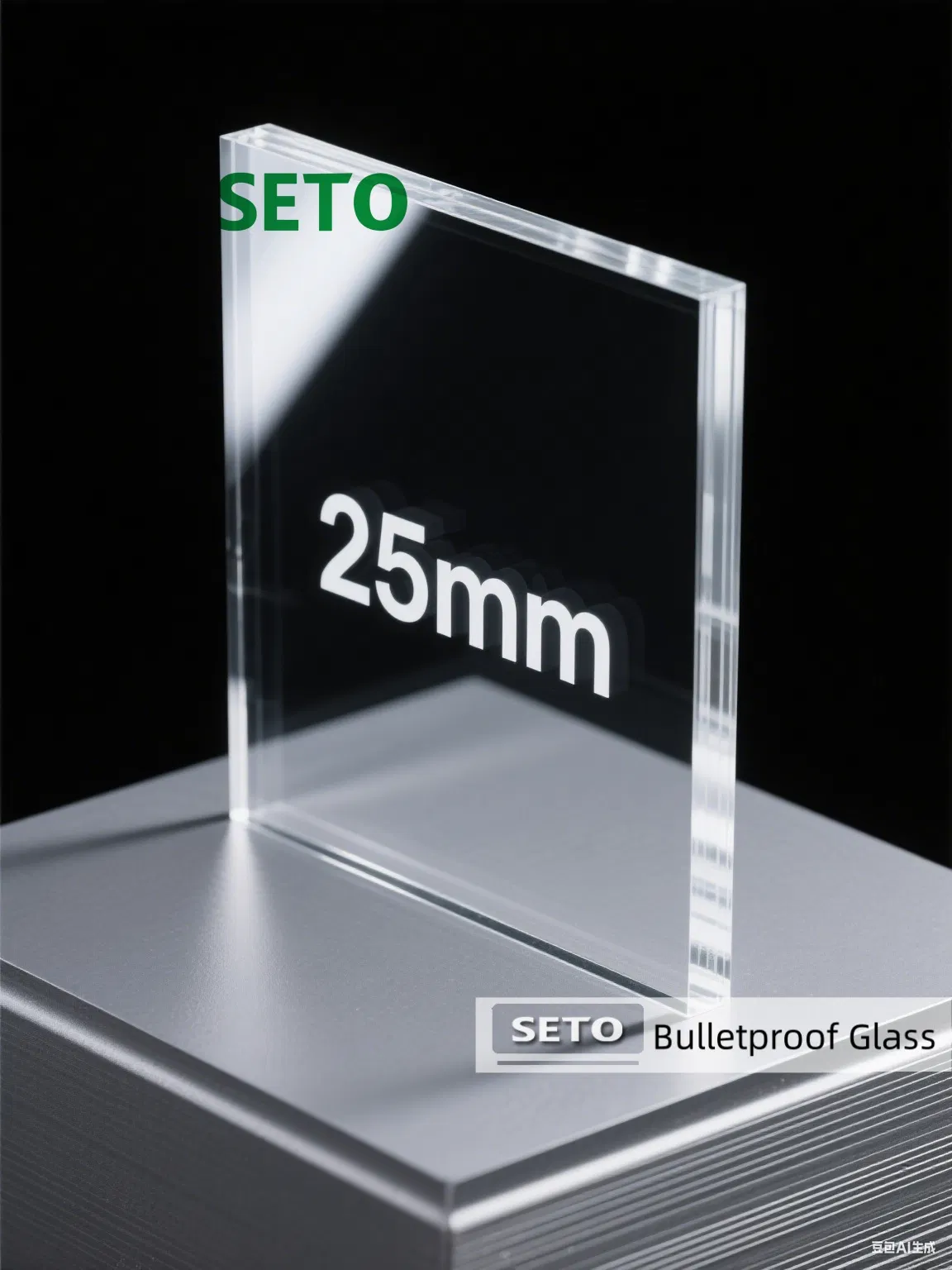 Armored Vehicles Special Glass Factory Laminated Bulletproof Glass