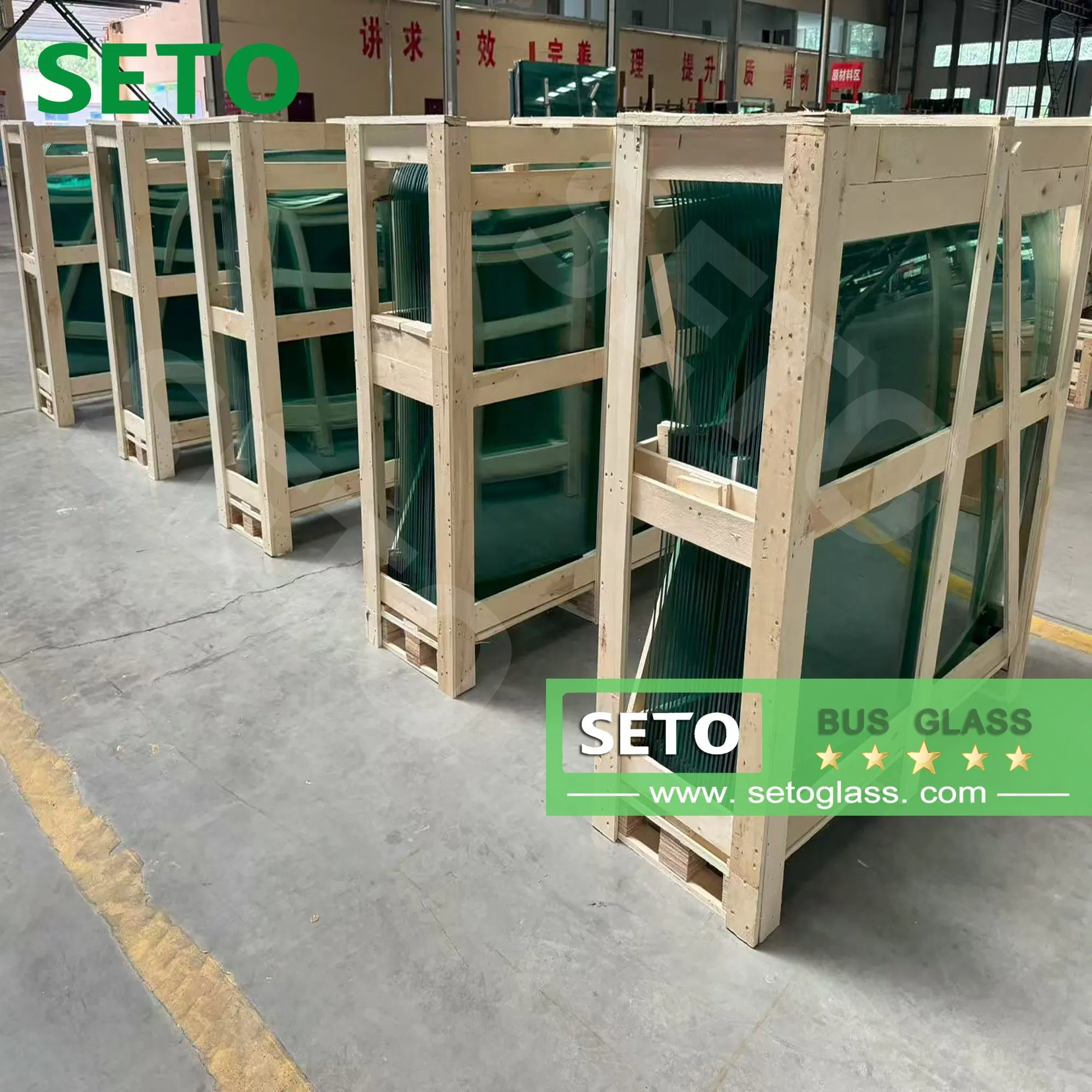 Bus Glass Sliding Windows Tempered Glass Automotive Glass Factory Supply for Window Glass