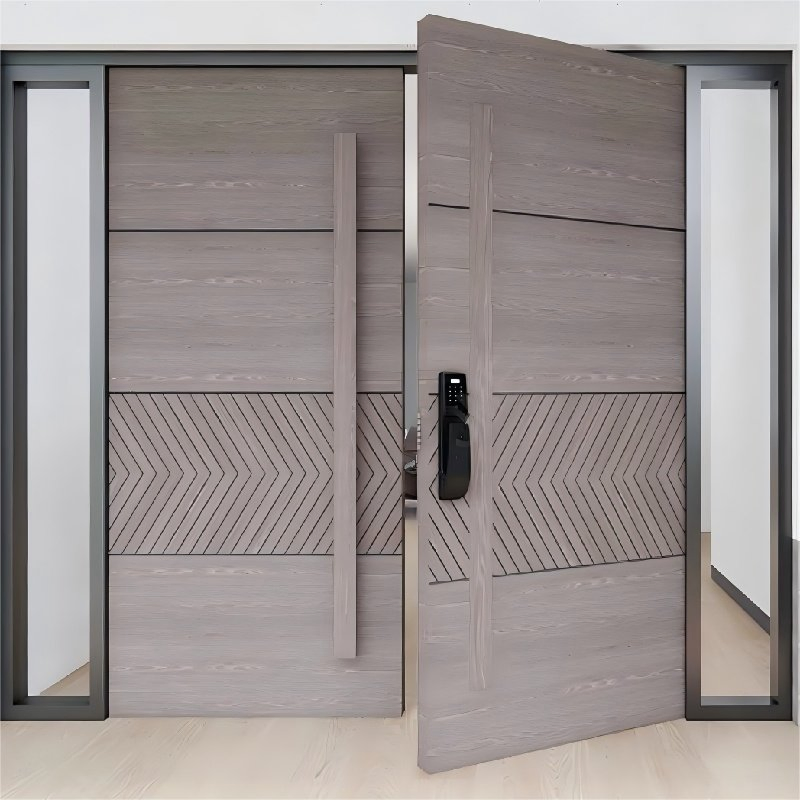 New Modern Luxury Metal Front Main Entrance Door Standard Residential Armored Bulletproof Villa Door Exterior Steel Security Door