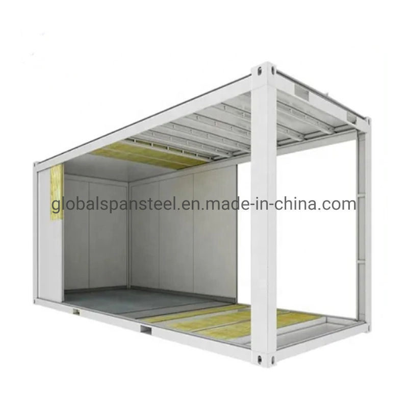 Modular Prefabricated Luxury Container House Movable Home Office Container House Light Wooden Living Villa