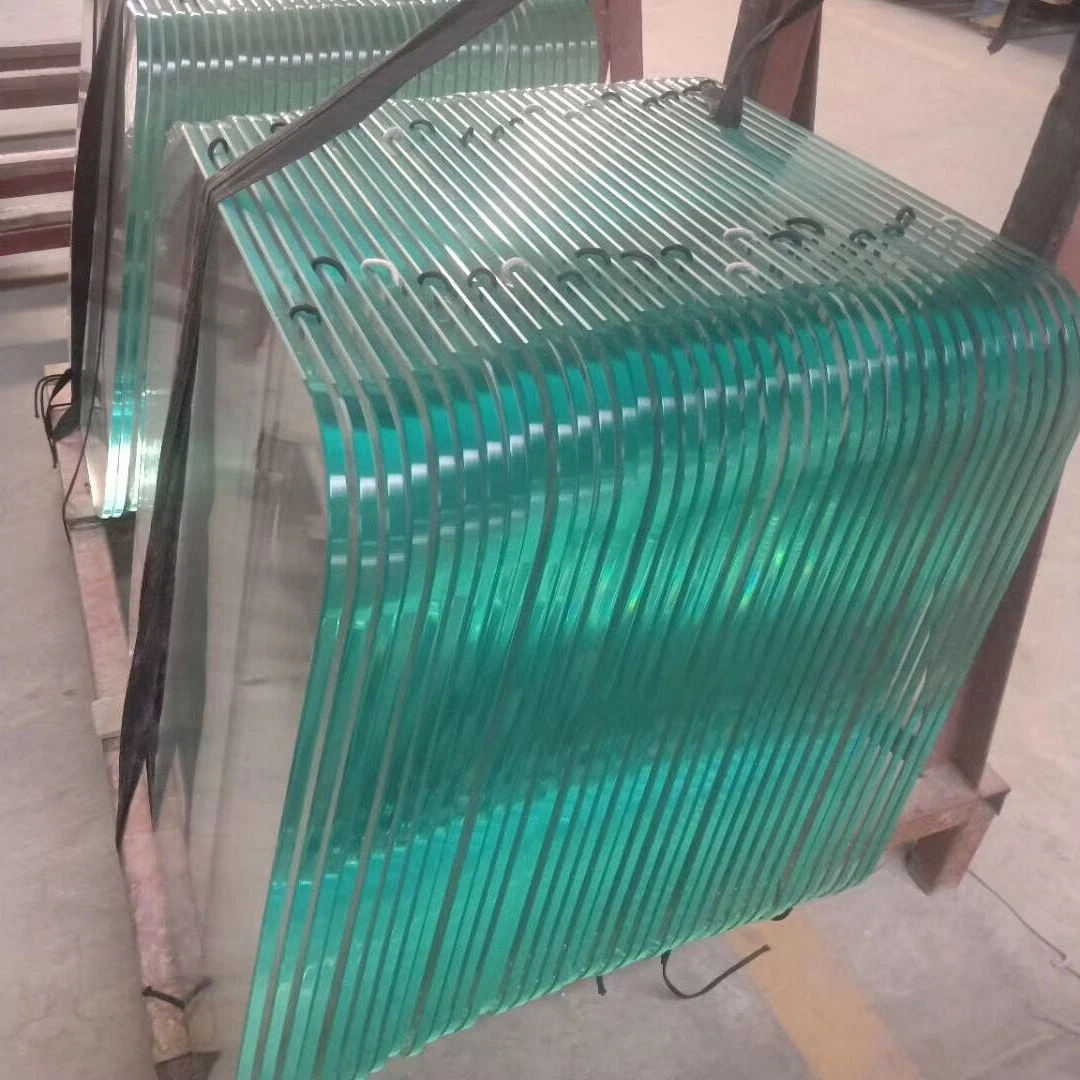 2-19mm Clear Float Glass Panel for Quarter Round Tempered Glass