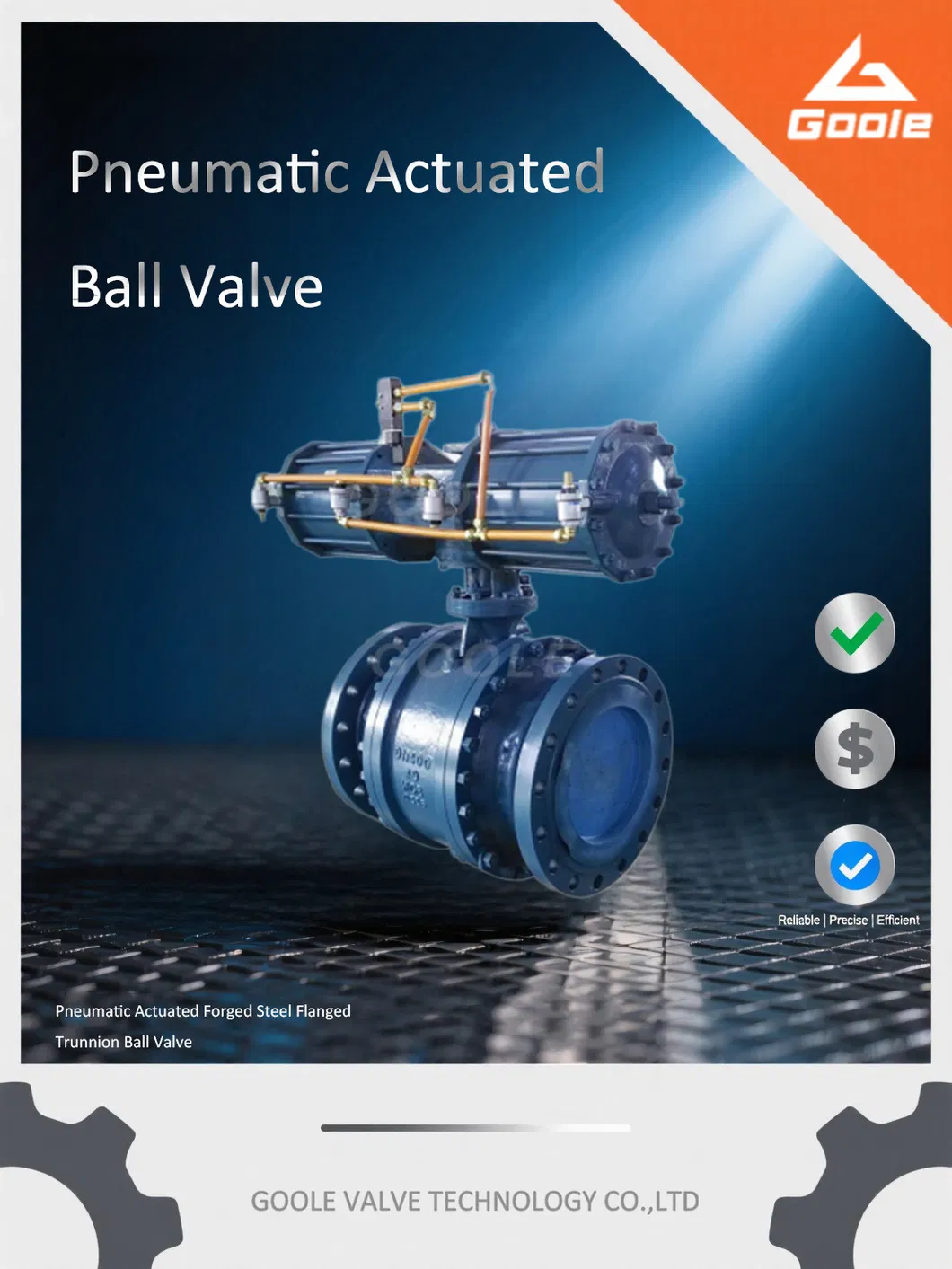 Pneumatic Forged Steel Ball Valve